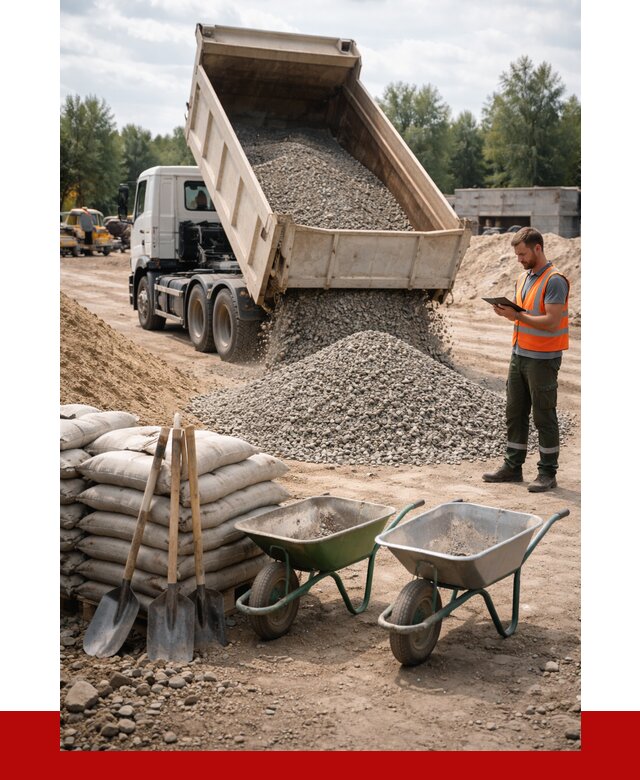Доставка нерудных материалов в Канаше от 1233 руб. | ПРОНЕРУДКна