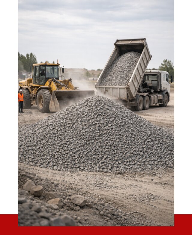 Купить щебень с доставкой в Канаше от 2568 руб. | ПРОНЕРУДКна
