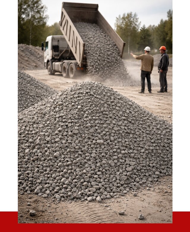 Гранитный щебень фракция 0-5 в Канаше от 2979 руб ПРОНЕРУДКна