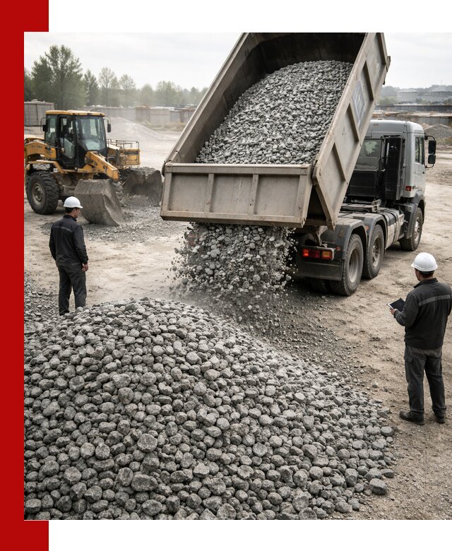 Доставка гранитного щебня фракции 20-40 в Канаше