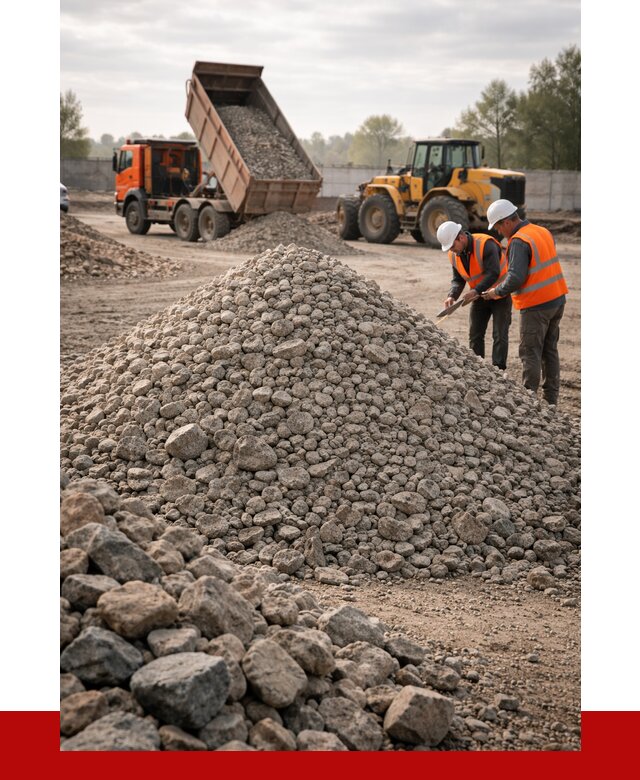 Гранитный щебень фракция 40-70 в Канаше от 2568 руб ПРОНЕРУДКна