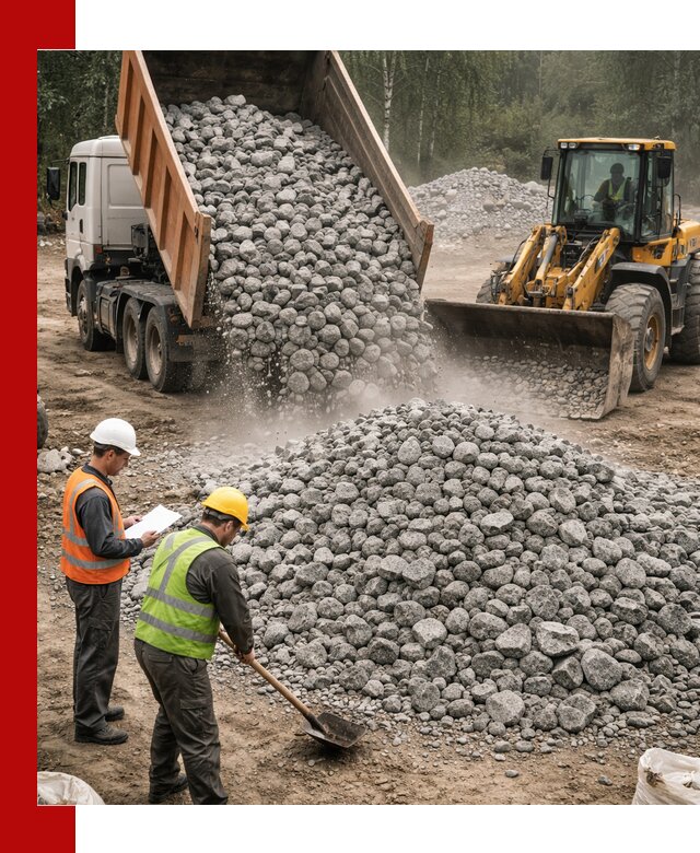 Гранитный щебень фракция 70-150 доставка в Канаше