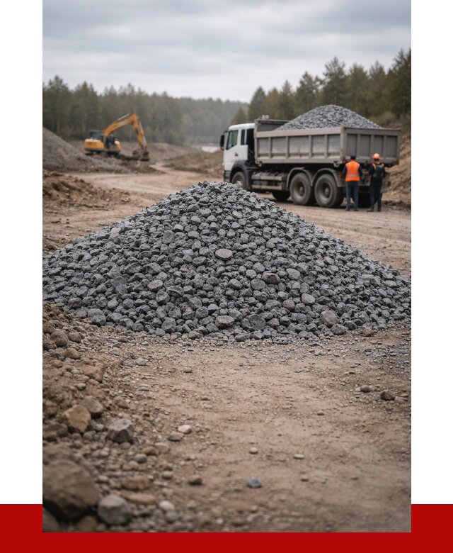 Щебень габбро диабаз фракция 40-70 в Канаше от 2260 р-ПРОНЕРУДКна