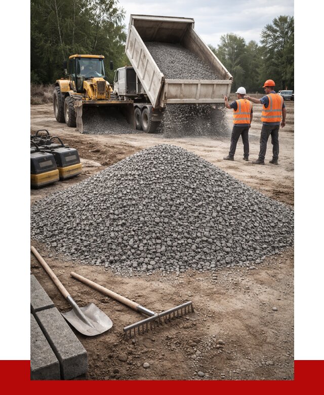 Гравийный щебень купить в Канаше от 2260 р. ПРОНЕРУДКна