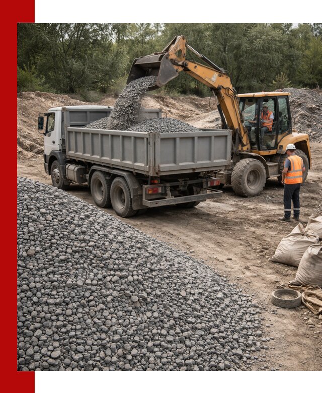 Доставка гравийного щебня в Канаше оптом и в розницу