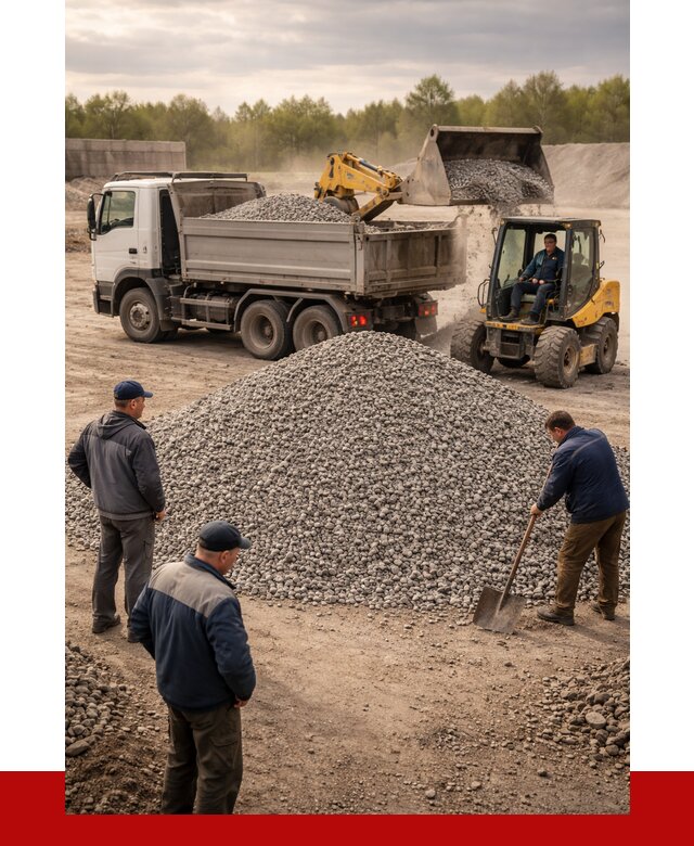 Гравийный щебень фракция 5-20 в Канаше от 2465 р. ПРОНЕРУДКна