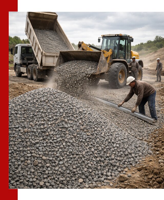 Гравийный щебень фракция 5-20 с доставкой в Канаше