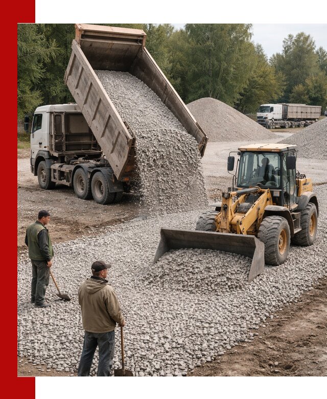 Купить гравийный щебень фракция 20-40 в Канаше с доставкой