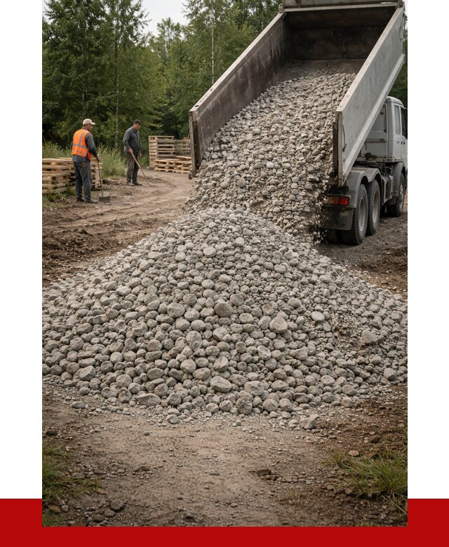 гравийный щебень фракция 70-120 в Канаше от 2517 р. ПРОНЕРУДКна