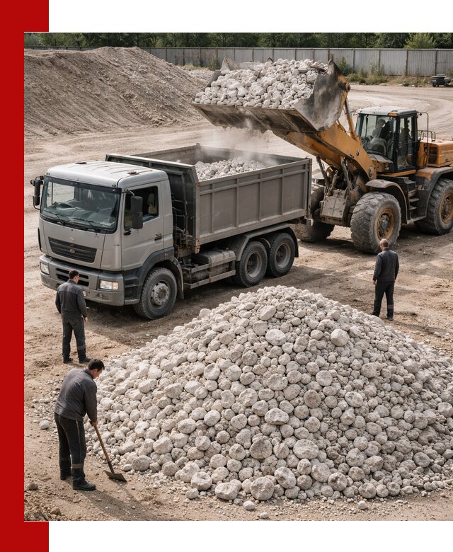 Известняковый щебень фракция 70–150 с доставкой в Канаше