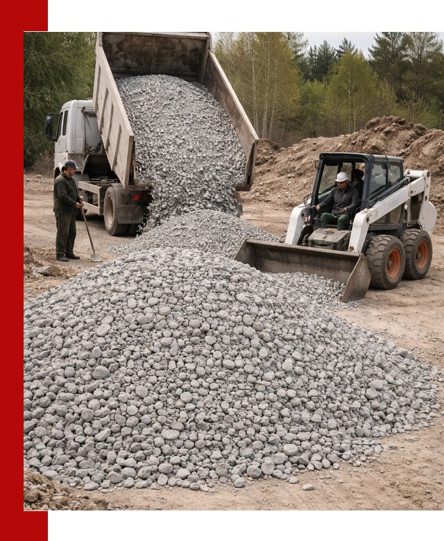 Доставка доломитового щебня в Канаше напрямую от карьера