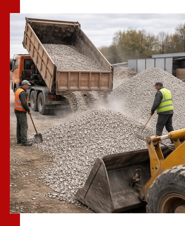 Доломитовый щебень фракции 5-20 с доставкой в Канаше