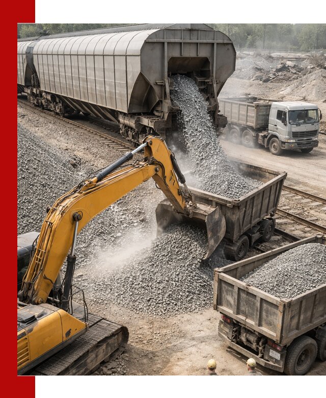 Доставка железнодорожного щебня в Канаше крупными партиями быстрого отгруза