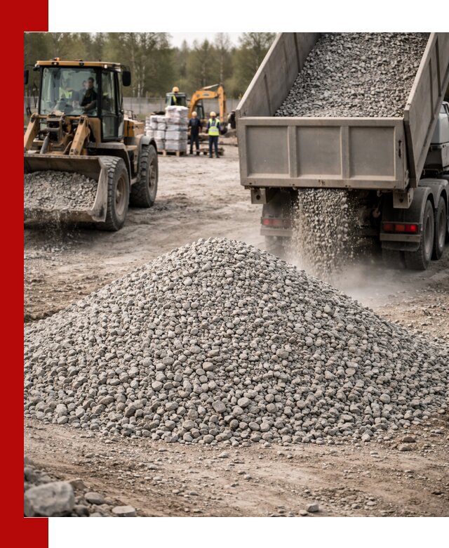 Вторичный щебень фракции 5-20 в Канаше — доставка и продажа крупнотоннажно