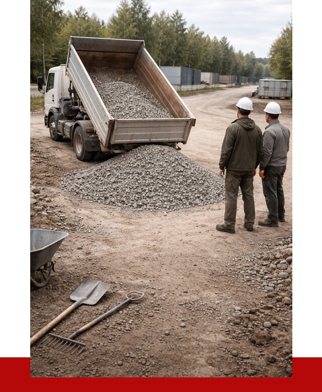 Бетонный щебень фракция 5-20 в Канаше от 3287 р., ПРОНЕРУДКна