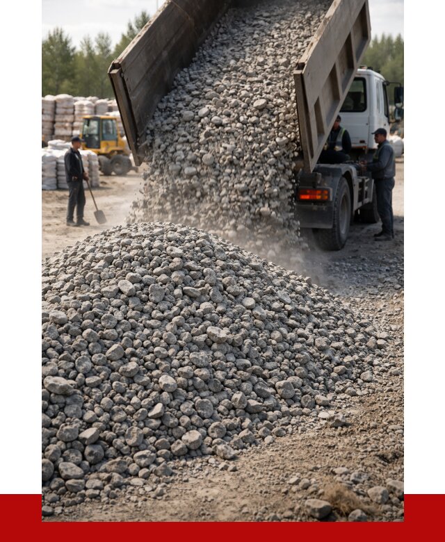 Бетонный щебень фракция 40-70 в Канаше от 1849 р. ПРОНЕРУДКна