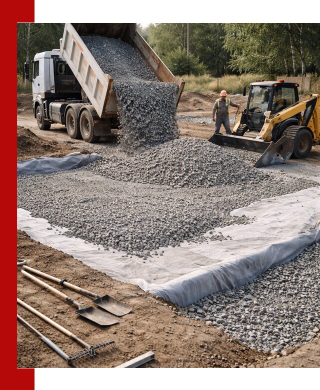 Щебень для фундамента с доставкой в Канаше