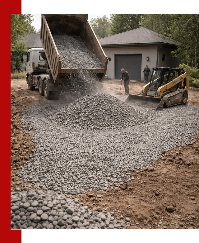 Щебень для парковки в Канаше: доставка и укладка качественного материала
