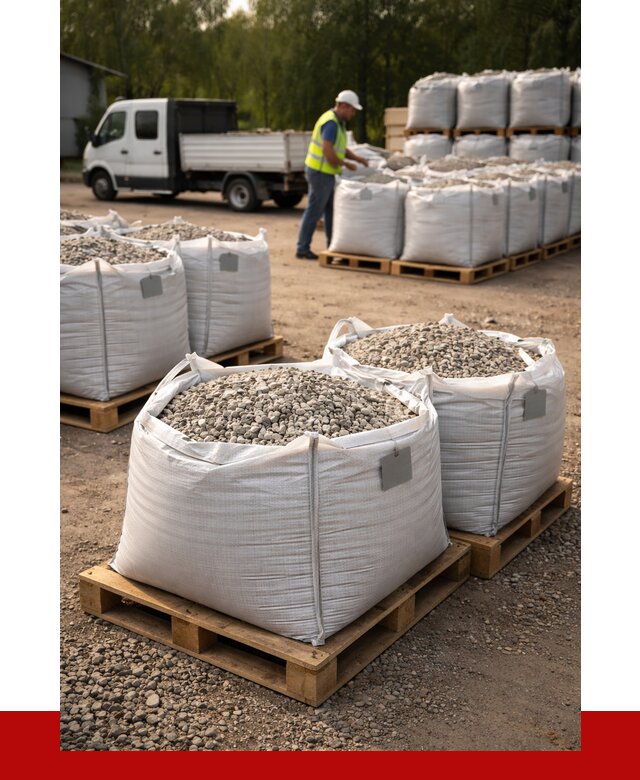 Щебень в мешках с доставкой в Канаше от 4314 р. | ПРОНЕРУДКна