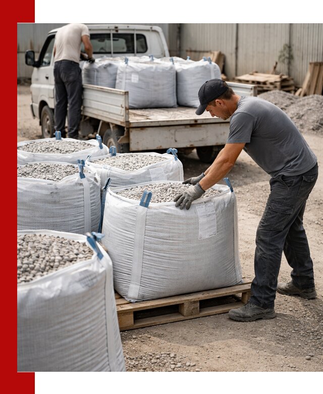 Доставка щебня в мешках по выгодным ценам в Канаше