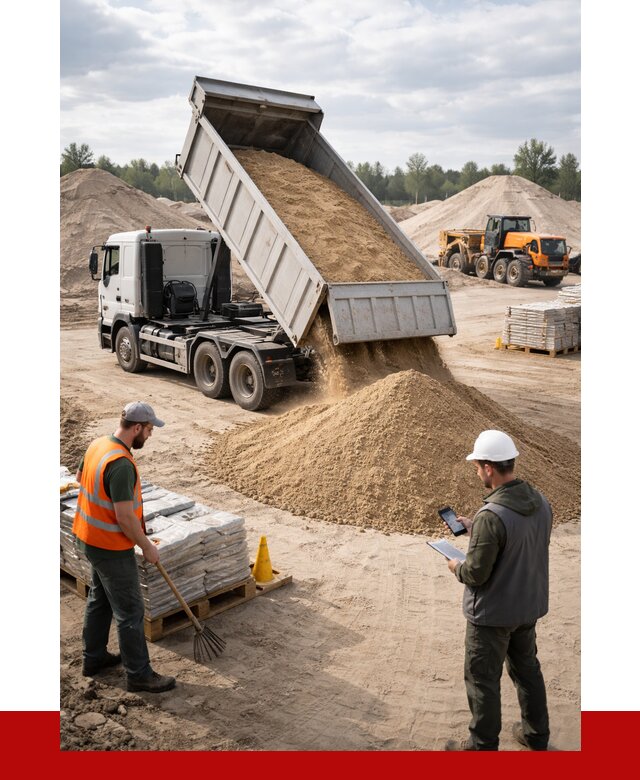 Карьерный песок с доставкой в Канаше от 3698 р. ПРОНЕРУДКна