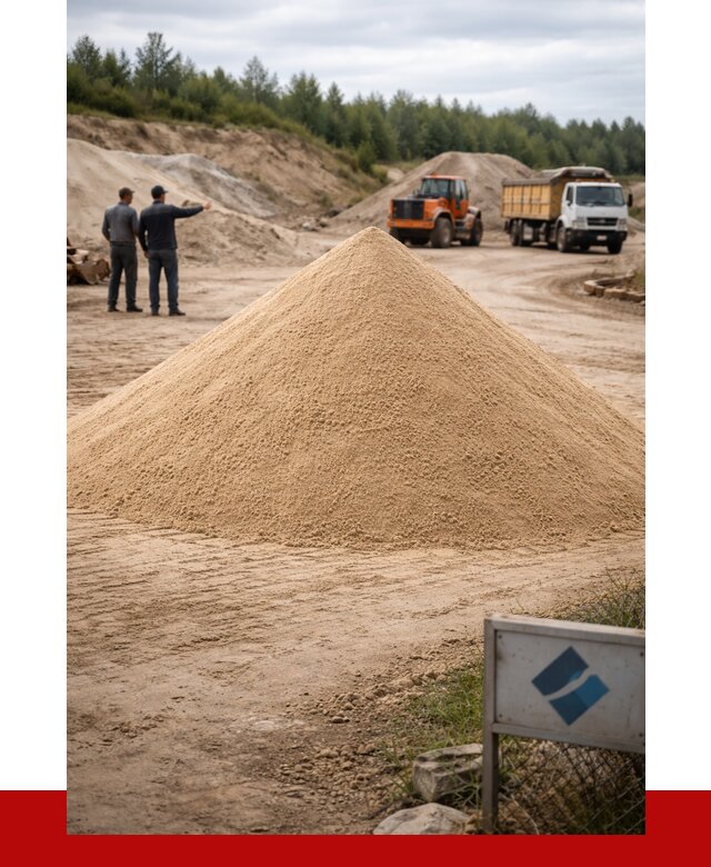 Карьерный песок навалом в Канаше от 1849 р. | ПРОНЕРУДКна