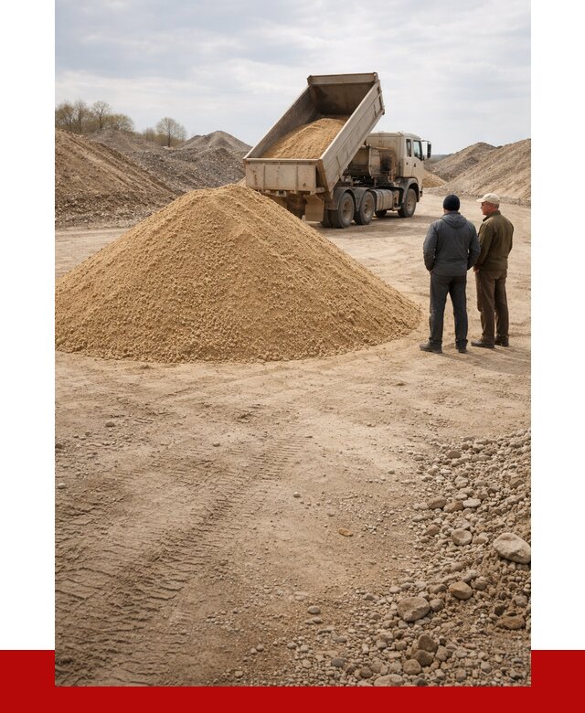 Карьерный песок крупнозернистый в Канаше от 8731 р | ПРОНЕРУДКна