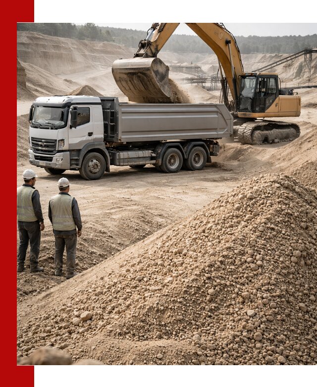 Карьерный крупнозернистый песок с доставкой в Канаше