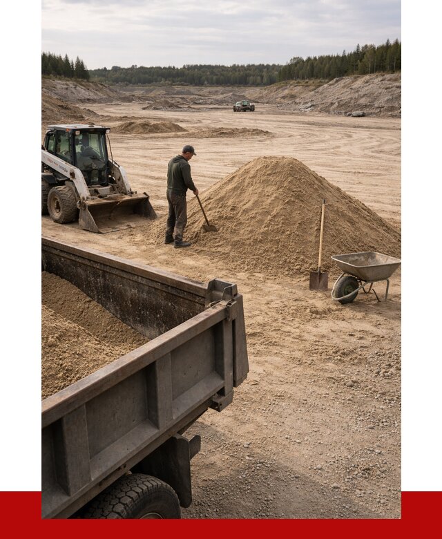 Карьерный песок среднезернистый в Канаше, от 2260 р. ПРОНЕРУДКна