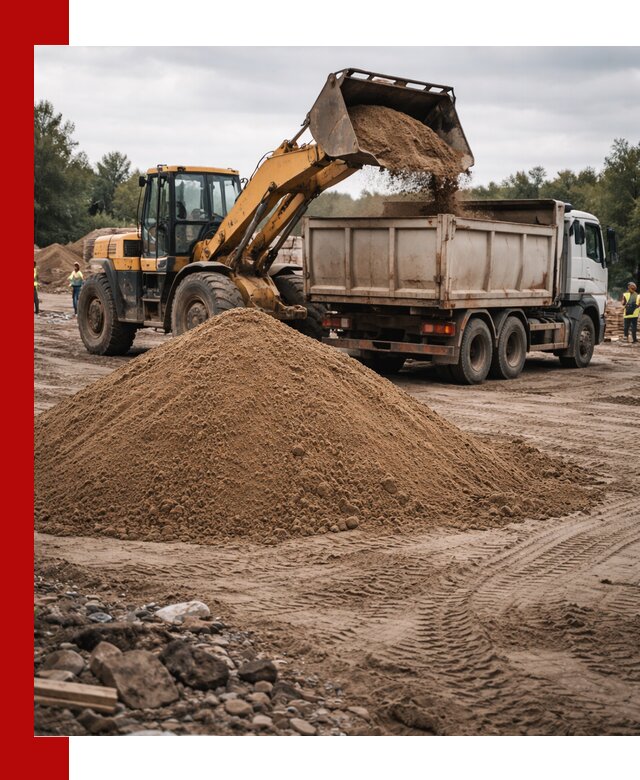 Доставка речного песка навалом в Канаше быстро и выгодно
