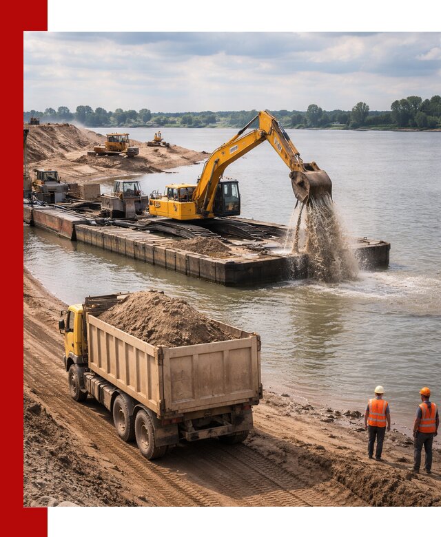 Намывной песок с доставкой в Канаше оптом и в розницу