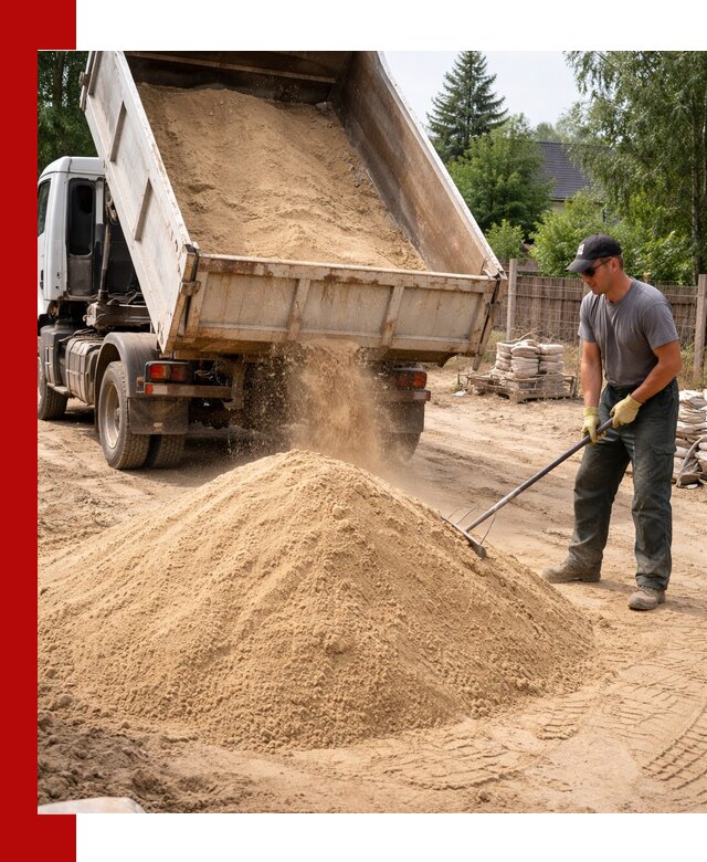 Доставка сухого песка самосвалами в Канаше