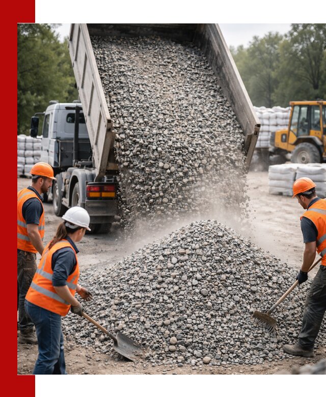 Доставка гравия и камня в Канаше оптом и в розницу