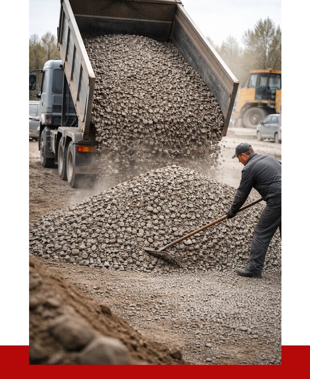 Гравий фракция 20-40 в Канаше от 2568 р. доставка | ПРОНЕРУДКна