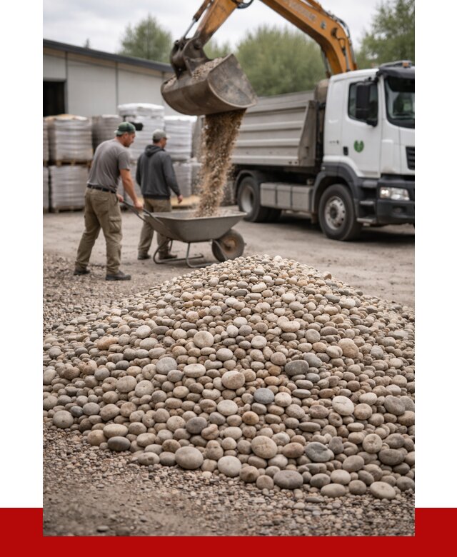 Галька декоративная в Канаше от 3287 р. за куб | ПРОНЕРУДКна