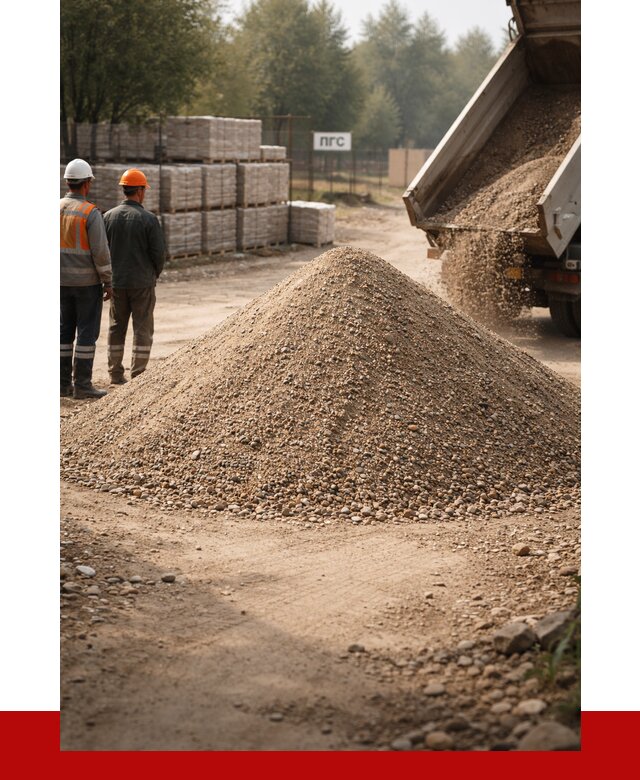 ПГС С1 с доставкой в Канаше от 2876 р. за куб | ПРОНЕРУДКна