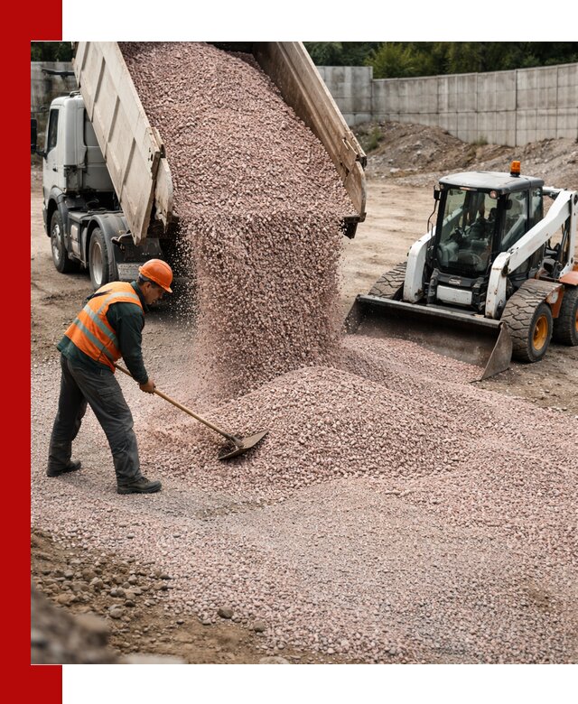 Крошка розовый гранит с доставкой в Канаше от производителя