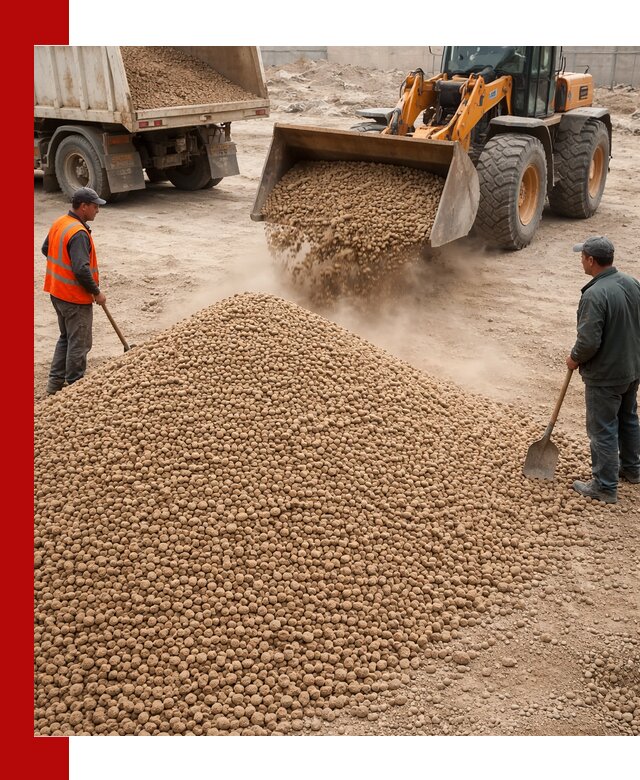 Керамзит фракция 10-20 с доставкой в Канаше