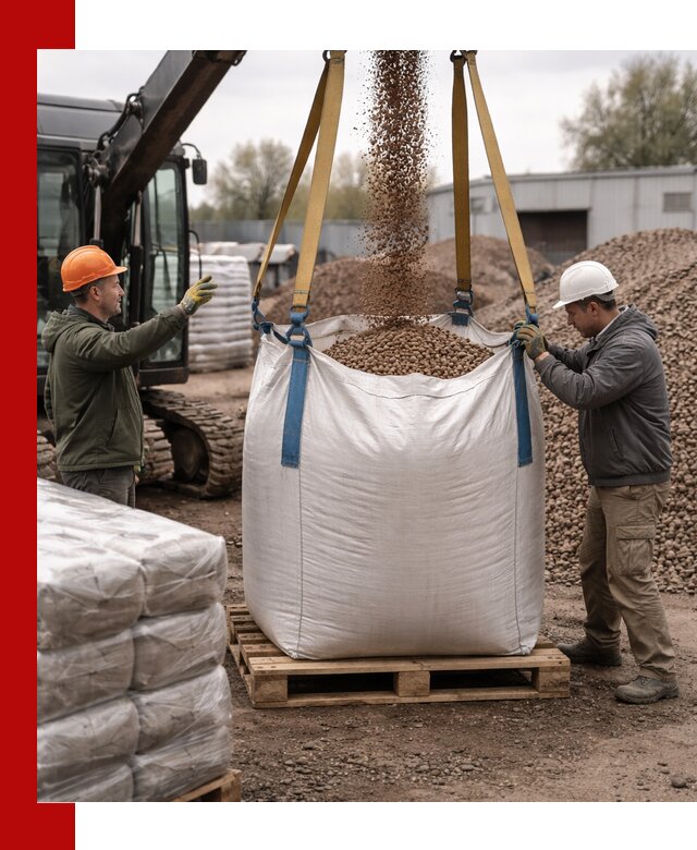 Керамзит в биг-бегах с доставкой в Канаше