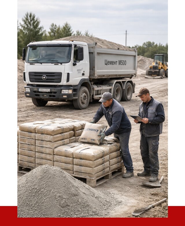 Купить цемент м500 с доставкой в Канаше от 5341 р. | ПРОНЕРУДКна