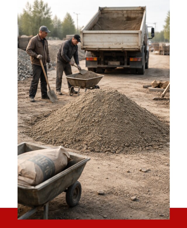 Цементно-песчаная смесь М150 в Канаше от 4828 р. | ПРОНЕРУДКна