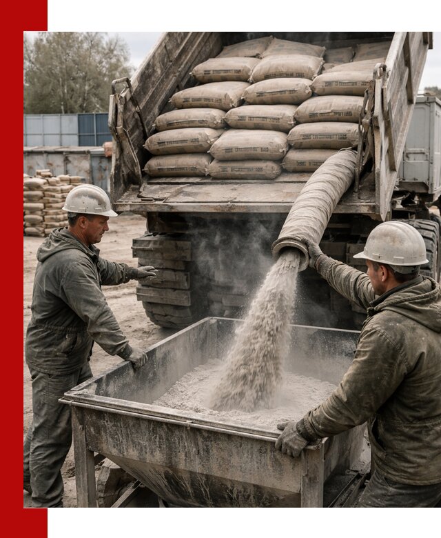 Доставка цемента М400 в Канаше оптом и в розницу