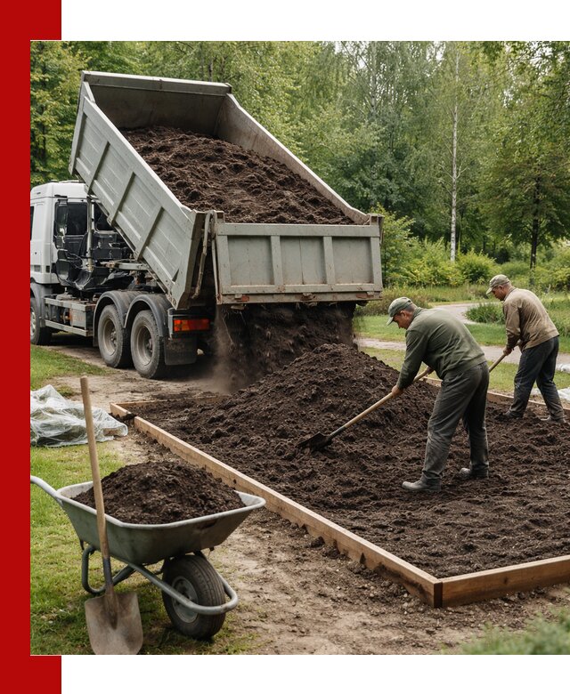 Доставка грунта для озеленения и благоустройства в Канаше