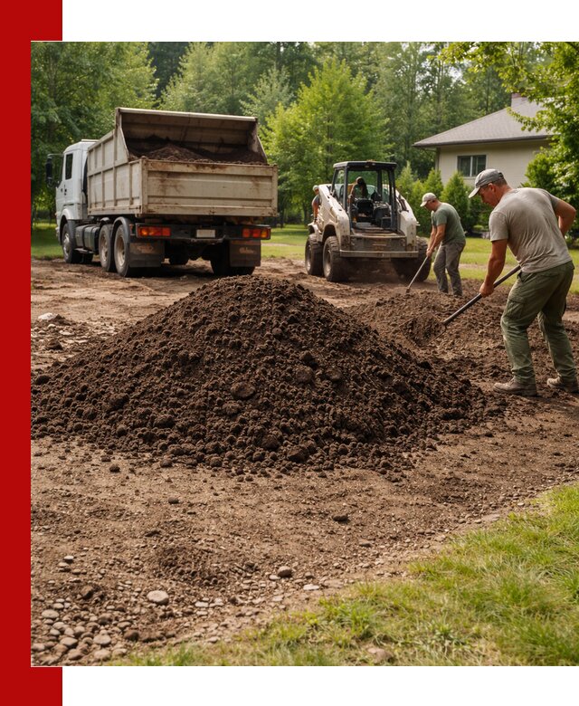 Доставка и укладка грунта для газона в Канаше