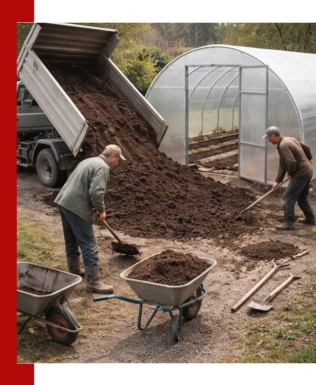 Грунт для теплицы с доставкой в Канаше — плодородный субстрат под растения