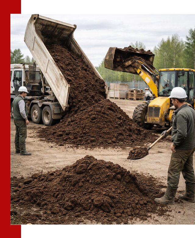 Доставка торфа оптом и в мешках в Канаше