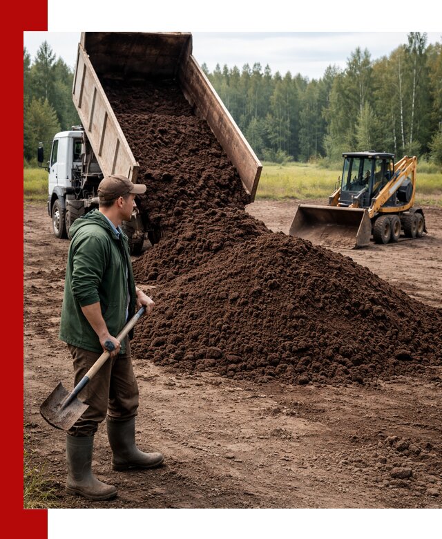 Купить верховой торф с доставкой в Канаше для садоводства и растений