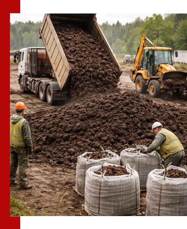 Доставка нейтрального торфа в Канаше оптом и в розницу
