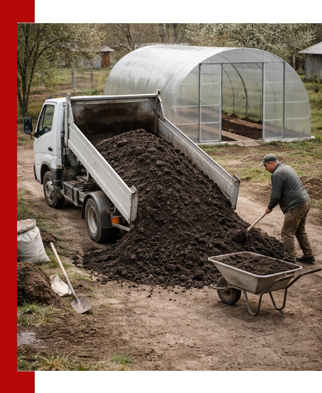 Чернозем для теплицы с доставкой в Канаше