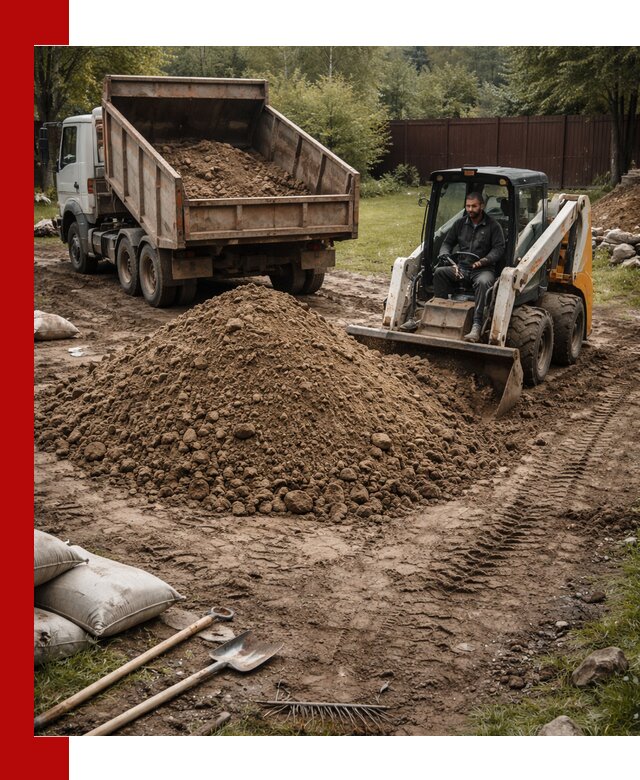 Суглинок для планировки участков в Канаше с доставкой и выгрузкой